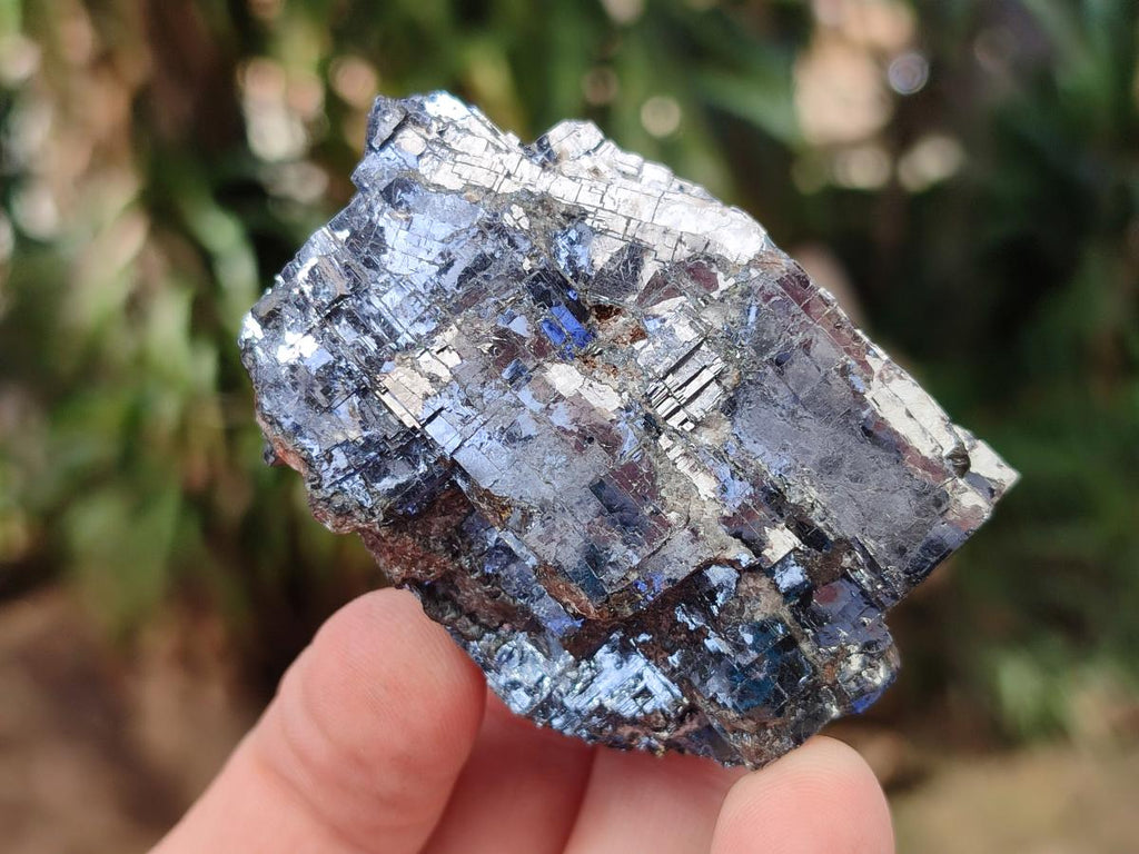 Natural Bright Silver Lead Galena Cobbed Specimens x 12 From Kaokoveld, Namibia - Toprock Gemstones and Minerals 