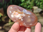 Polished Flower Agate Palm Stones x 12 From Antsahalova, Madagascar - Toprock Gemstones and Minerals 