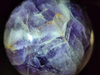 Polished Chevron Amethyst Spheres x 2 From Madagascar - Toprock Gemstones and Minerals 