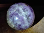 Polished Chevron Amethyst Spheres x 2 From Madagascar - Toprock Gemstones and Minerals 