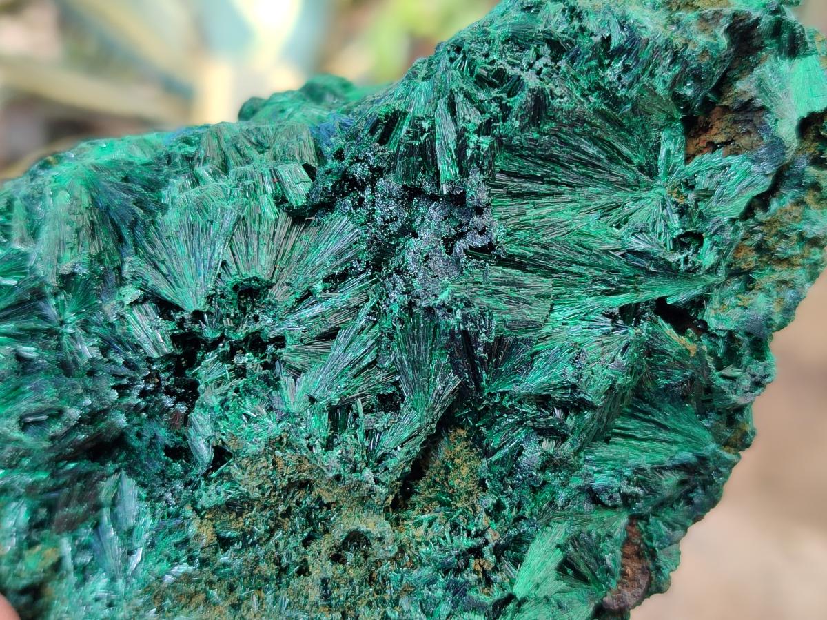 Natural Silky Malachite Specimens x 2 From Kasompe, Congo - Toprock Gemstones and Minerals 