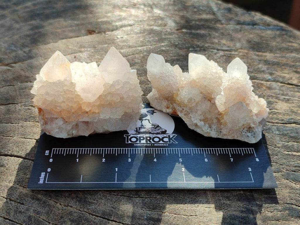 Natural White Spirit Quartz Crystals and Clusters x 35 From Boekenhouthoek, South Africa - Toprock Gemstones and Minerals 