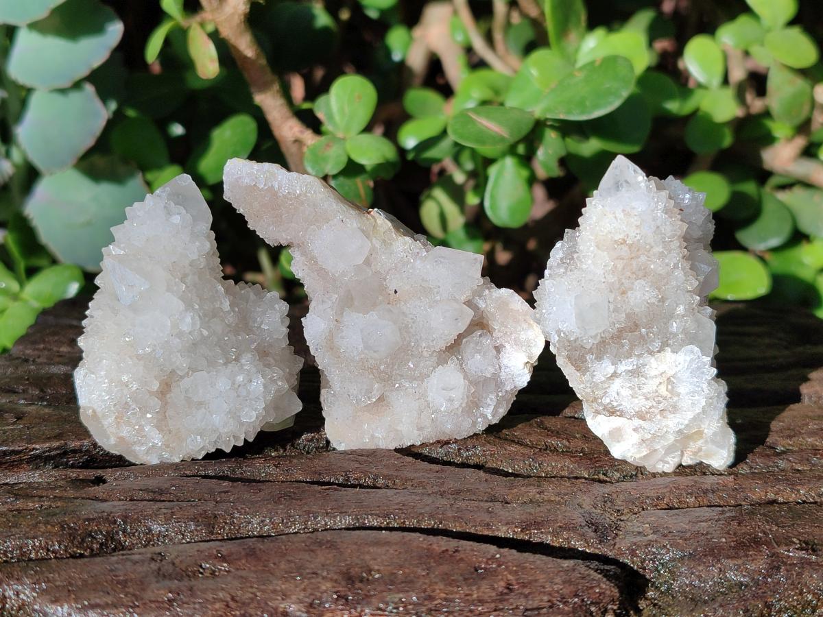 Natural White Spirit Quartz Crystals and Clusters x 35 From Boekenhouthoek, South Africa - Toprock Gemstones and Minerals 