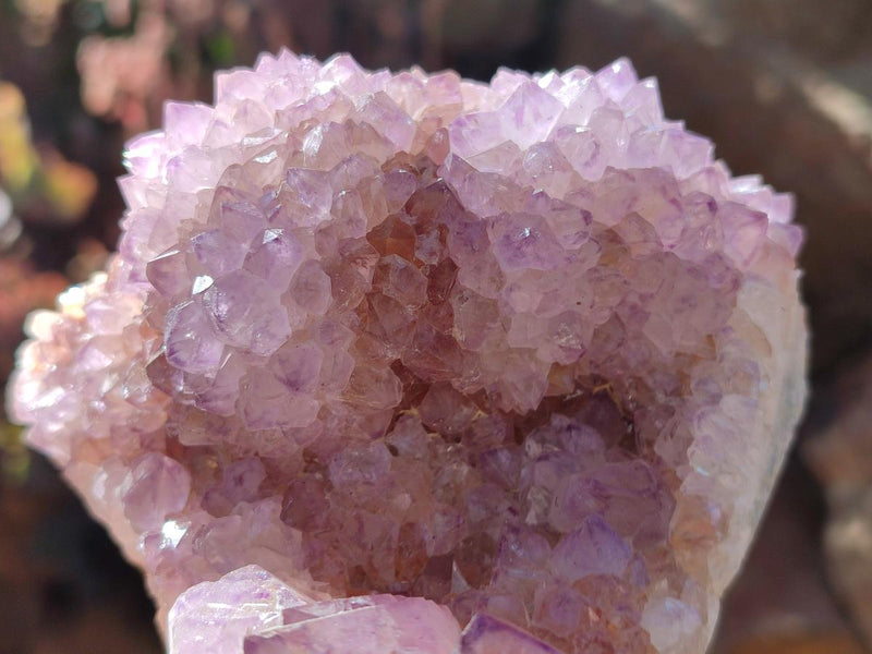 Natural Spirit Amethyst Clusters x 2 From Boekenhouthoek, South Africa - Toprock Gemstones and Minerals 