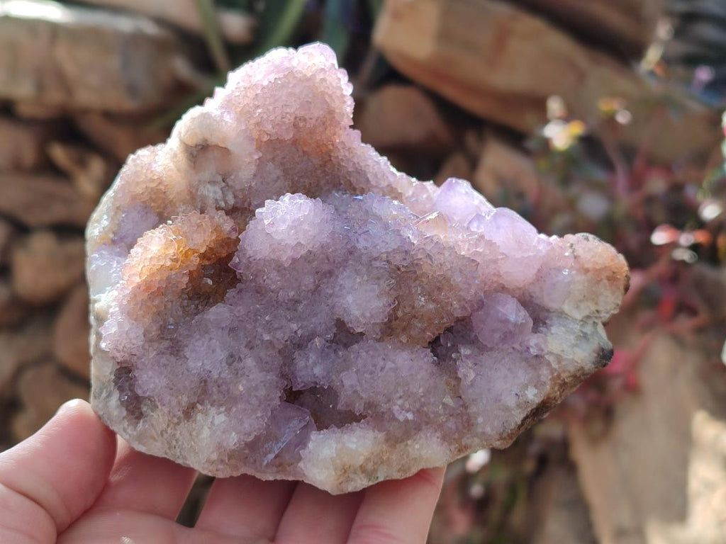 Natural Spirit Amethyst Clusters x 2 From Boekenhouthoek, South Africa - Toprock Gemstones and Minerals 