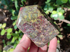 Polished Bastite Dragonsblood Stone Display Crystals x 3 From Tshipise, South Africa - Toprock Gemstones and Minerals 