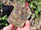 Polished Bastite Dragonsblood Stone Display Crystals x 3 From Tshipise, South Africa - Toprock Gemstones and Minerals 