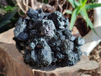 Natural Schorl Black Tourmaline Specimens x 3 From Erongo, Namibia - Toprock Gemstones and Minerals 