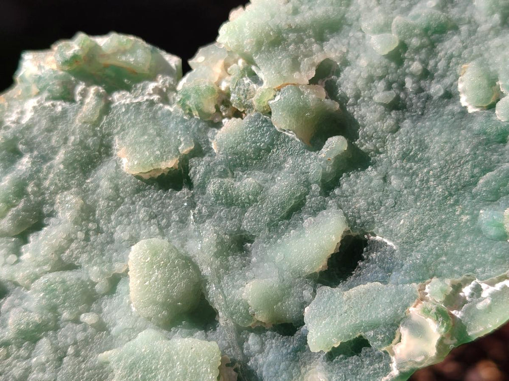 Polished One Side Mtorolite Chrysoprase Slices x 2 From Mutorashanga, Zimbabwe - Toprock Gemstones and Minerals 