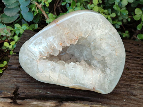 Polished and Natural Large Banded Agate Standing Display Piece x 1 From Madagascar - Toprock Gemstones and Minerals 