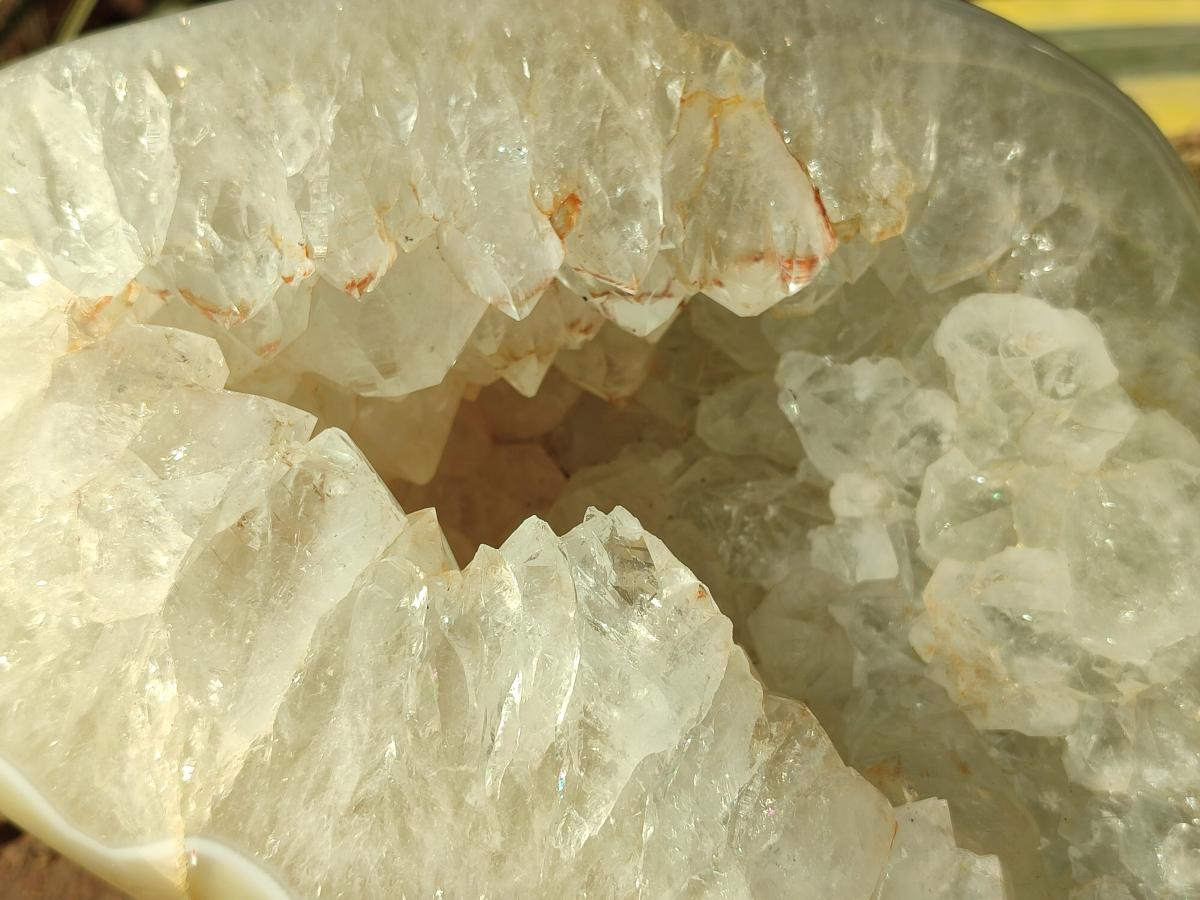 Polished and Natural Large Banded Agate Standing Display Piece x 1 From Madagascar - Toprock Gemstones and Minerals 