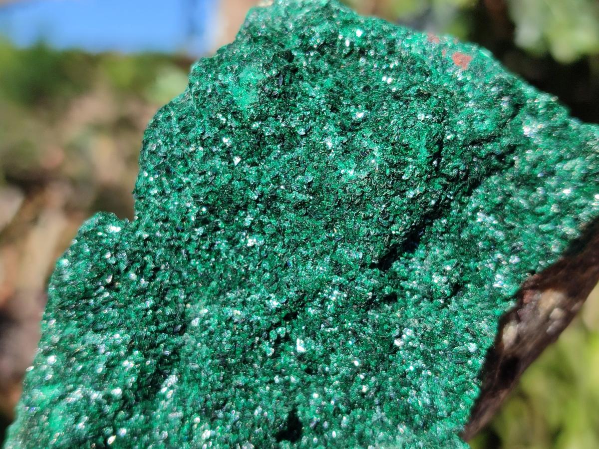 Natural Crystalline Malachite Specimens x 2 From Tenke Fungurume, Congo - Toprock Gemstones and Minerals 
