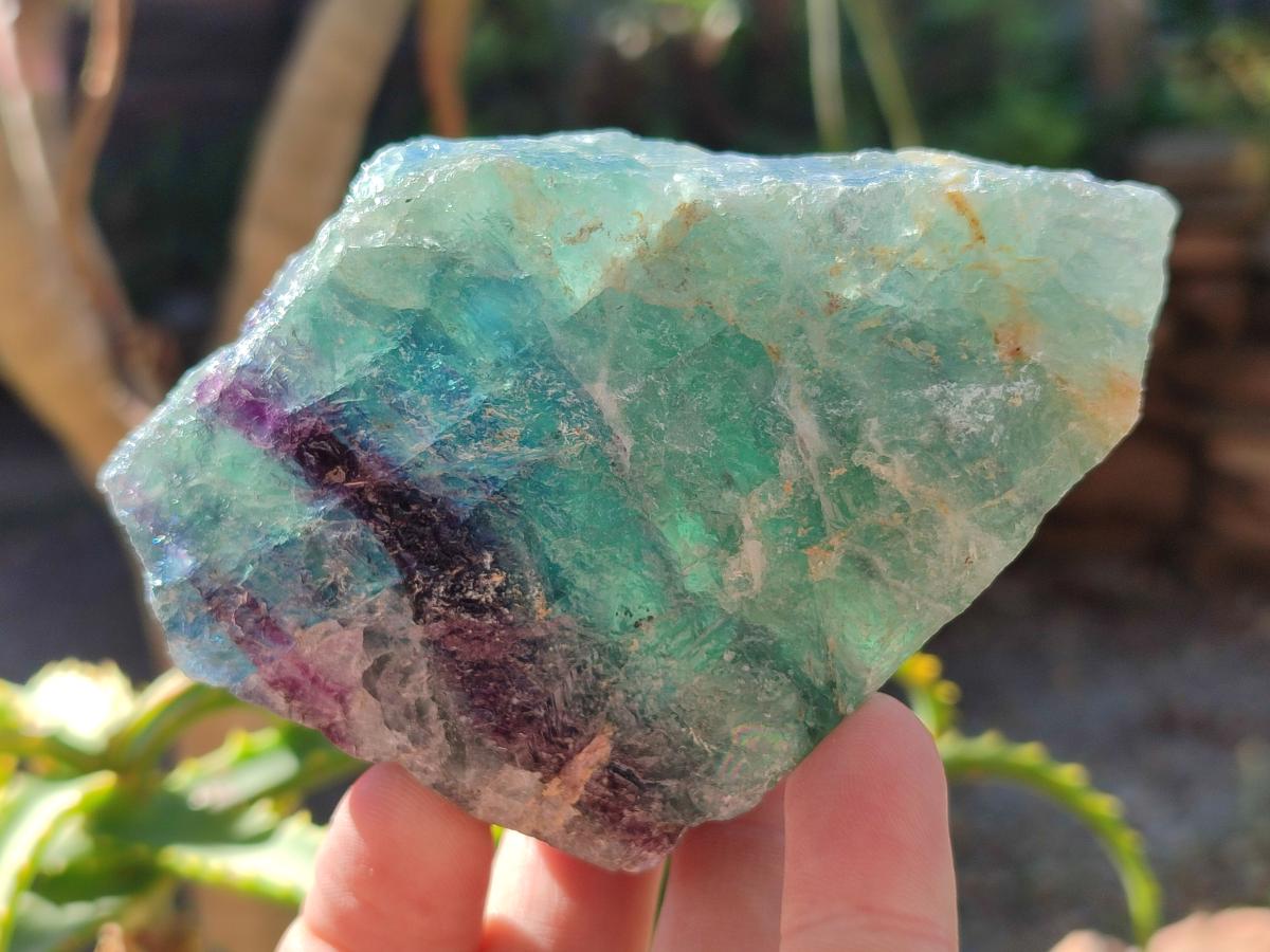 Natural Watermelon Fluorite Cobbed Specimens x 12 From Uis, Namibia - Toprock Gemstones and Minerals 