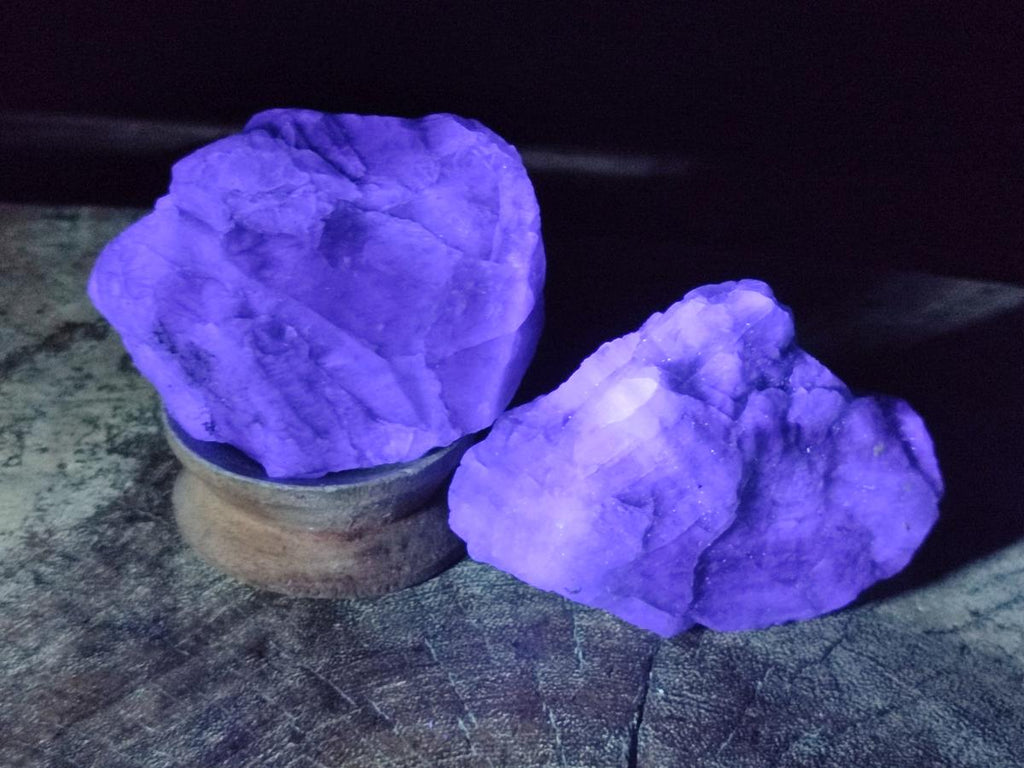 Natural Watermelon Fluorite Cobbed Specimens x 12 From Uis, Namibia - Toprock Gemstones and Minerals 