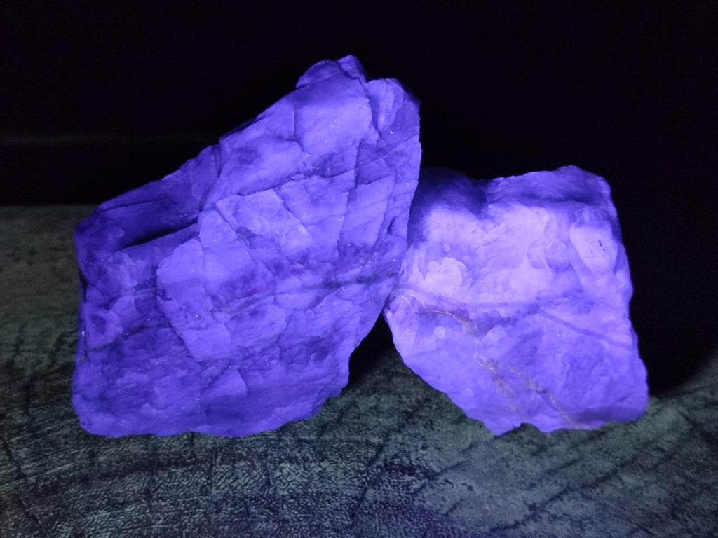 Natural Watermelon Fluorite Cobbed Specimens x 12 From Uis, Namibia - Toprock Gemstones and Minerals 