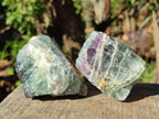 Natural Watermelon Fluorite Cobbed Specimens x 12 From Uis, Namibia - Toprock Gemstones and Minerals 