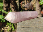 Polished Double Terminated Gemmy Rose Quartz Crystals x 6 From Madagascar - Toprock Gemstones and Minerals 