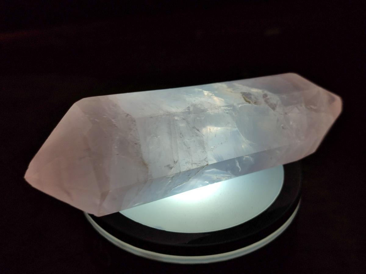 Polished Double Terminated Gemmy Rose Quartz Crystals x 6 From Madagascar - Toprock Gemstones and Minerals 