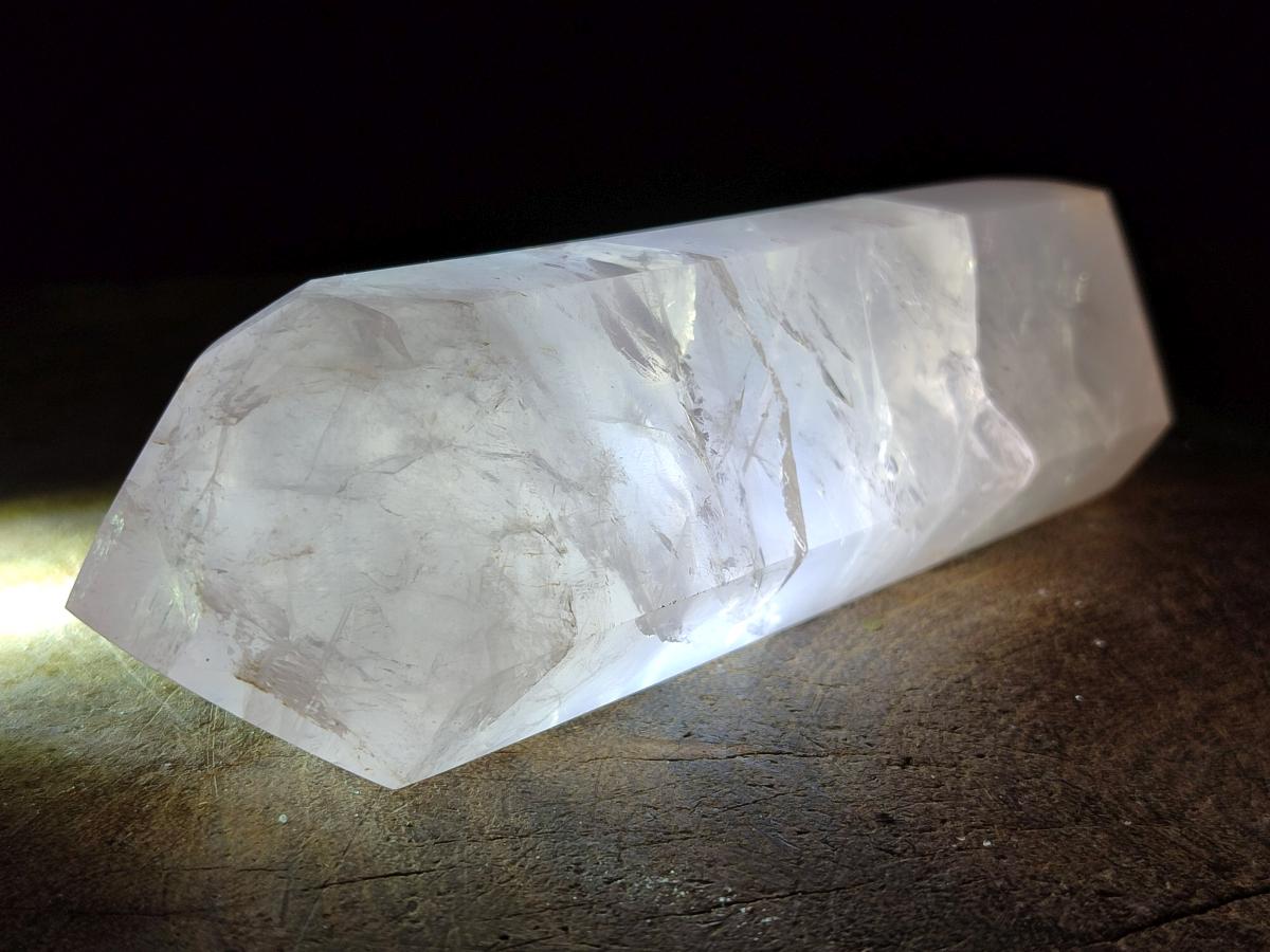 Polished Double Terminated Gemmy Rose Quartz Crystals x 6 From Madagascar - Toprock Gemstones and Minerals 