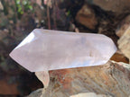 Polished Double Terminated Gemmy Rose Quartz Crystals x 6 From Madagascar - Toprock Gemstones and Minerals 