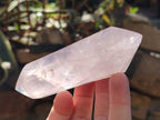 Polished Double Terminated Gemmy Rose Quartz Crystals x 6 From Madagascar - Toprock Gemstones and Minerals 