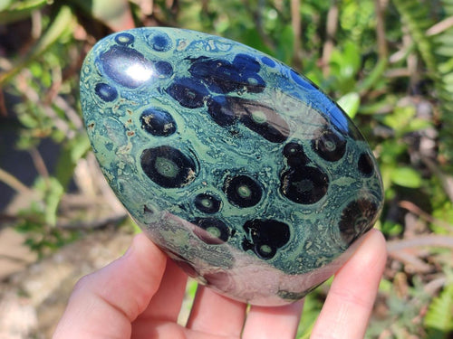 Polished Stromatolite "Kambamba Jasper" Standing Display Pieces x 3 From Katsepy, Madagascar - Toprock Gemstones and Minerals 