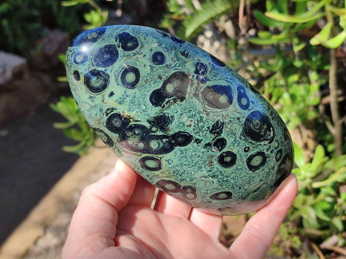 Polished Stromatolite "Kambamba Jasper" Standing Display Pieces x 3 From Katsepy, Madagascar - Toprock Gemstones and Minerals 