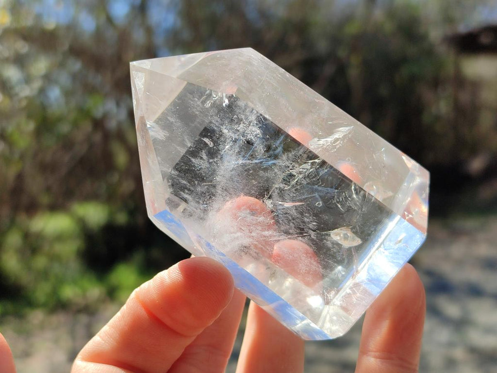 Polished Clear Quartz Crystals x 6 From Madagascar - Toprock Gemstones and Minerals 