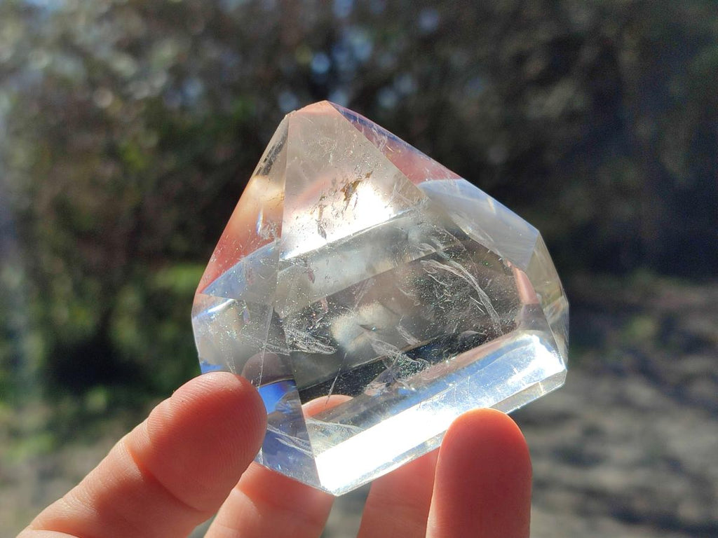 Polished Clear Quartz Crystals x 6 From Madagascar - Toprock Gemstones and Minerals 