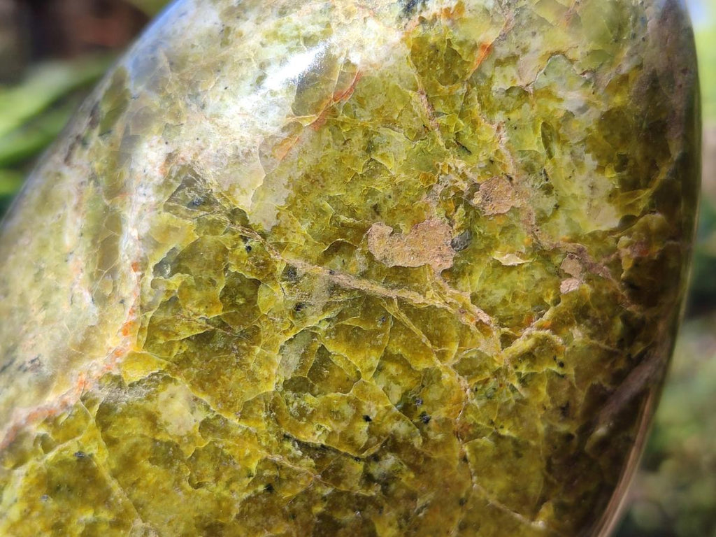 Polished Large Green Opal Standing Display Piece x 1 From Betroka, Madagascar - Toprock Gemstones and Minerals 