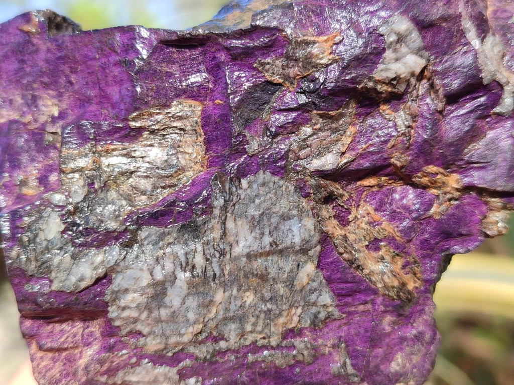 Natural Metallic Cobbed Purpurite Specimens x 6 From Erongo, Namibia - Toprock Gemstones and Minerals 