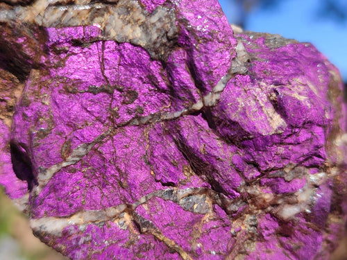 Natural Metallic Cobbed Purpurite Specimens x 6 From Erongo, Namibia - Toprock Gemstones and Minerals 