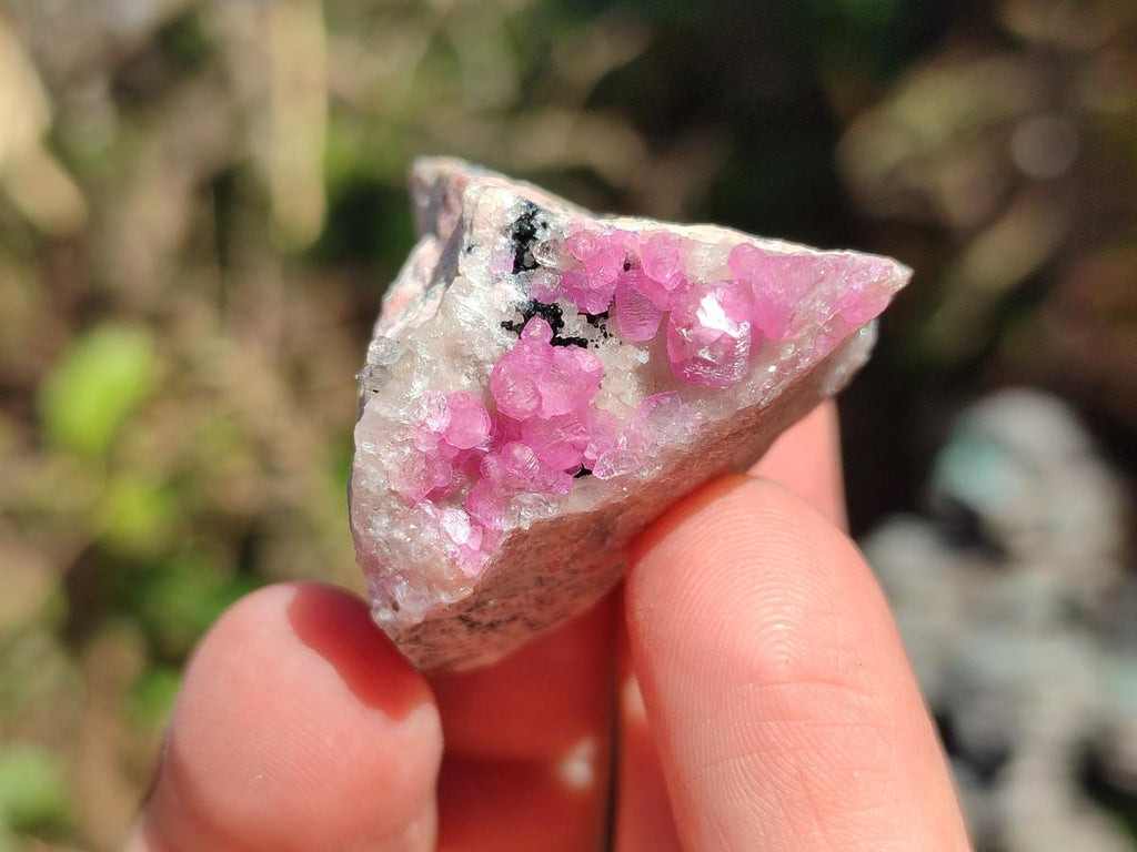 Natural Spherocobaltite Specimens x 12 From Musonoi Mine, Congo - Toprock Gemstones and Minerals 