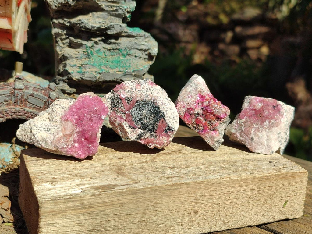 Natural Spherocobaltite Specimens x 12 From Musonoi Mine, Congo - Toprock Gemstones and Minerals 