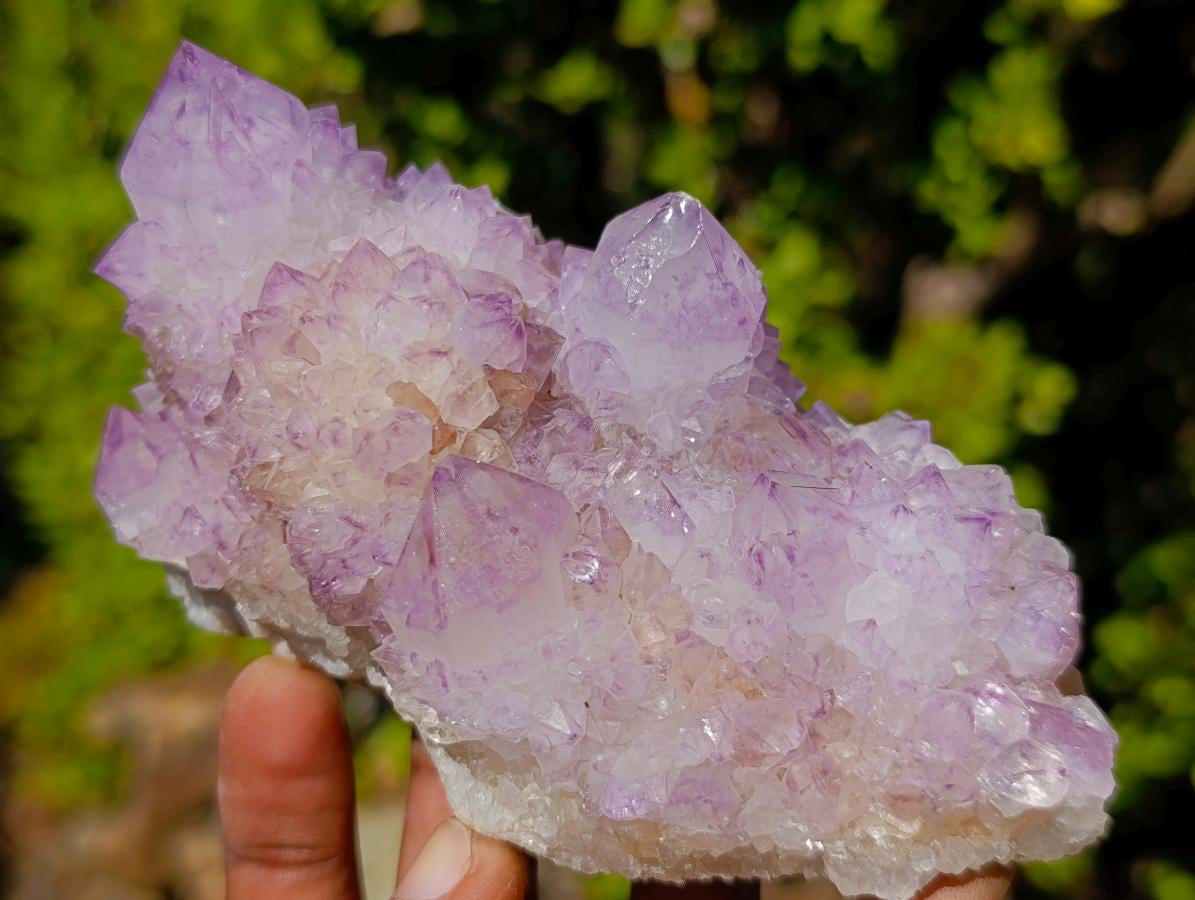 Natural Spirit Amethyst Clusters x 3 From Boekenhouthoek, South Africa - Toprock Gemstones and Minerals 