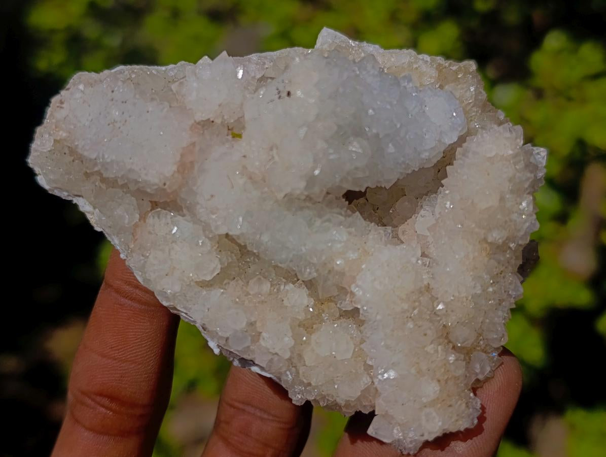 Natural Drusy Quartz Coated Calcite Pseudomorph Specimens x 12 From Albert's Mountain, Lesotho - Toprock Gemstones and Minerals 