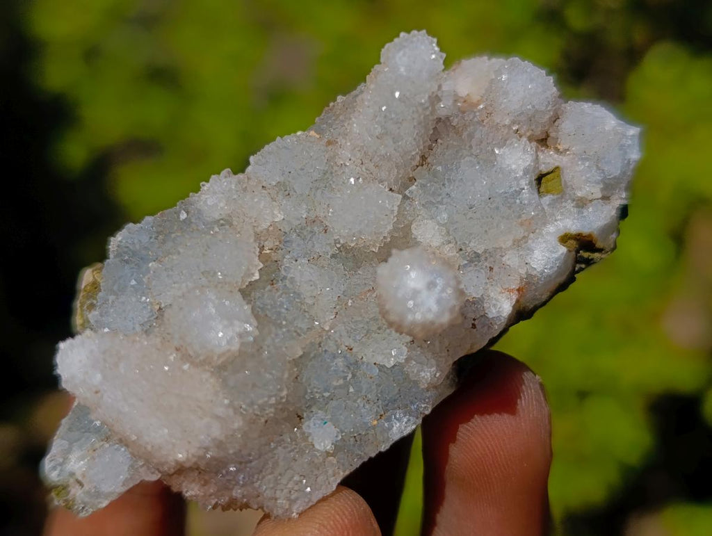 Natural Drusy Quartz Coated Calcite Pseudomorph Specimens x 12 From Albert's Mountain, Lesotho - Toprock Gemstones and Minerals 