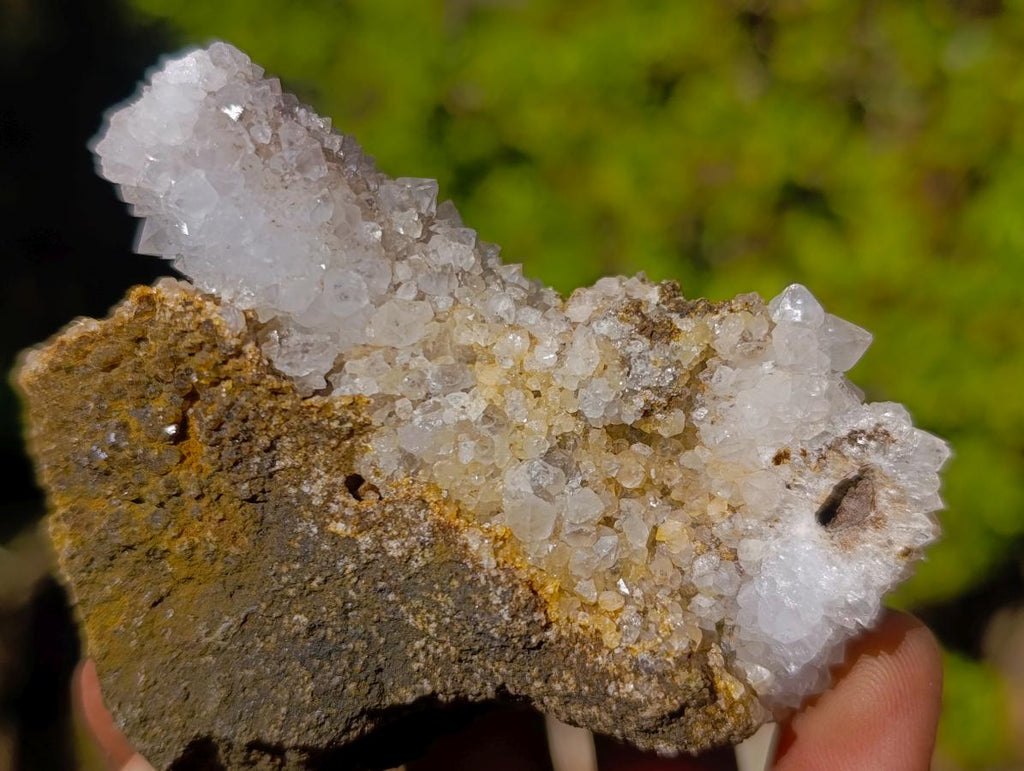 Natural Drusy Quartz Coated Calcite Pseudomorph Specimens x 12 From Albert's Mountain, Lesotho - Toprock Gemstones and Minerals 