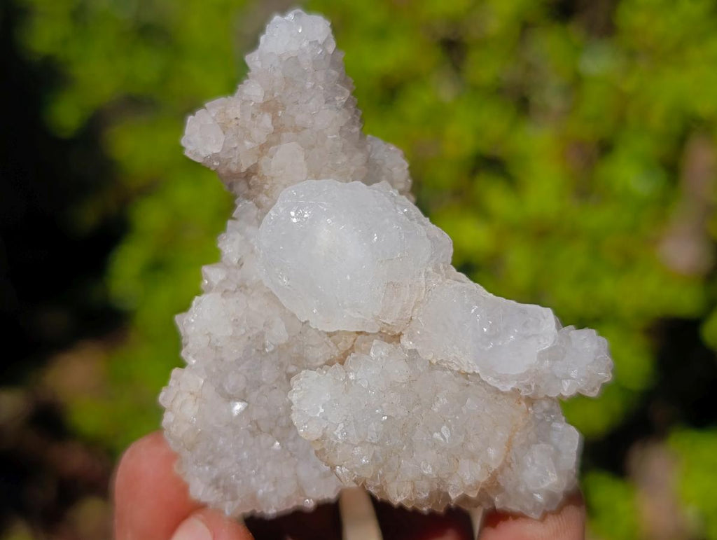 Natural Drusy Quartz Coated Calcite Pseudomorph Specimens x 12 From Albert's Mountain, Lesotho - Toprock Gemstones and Minerals 