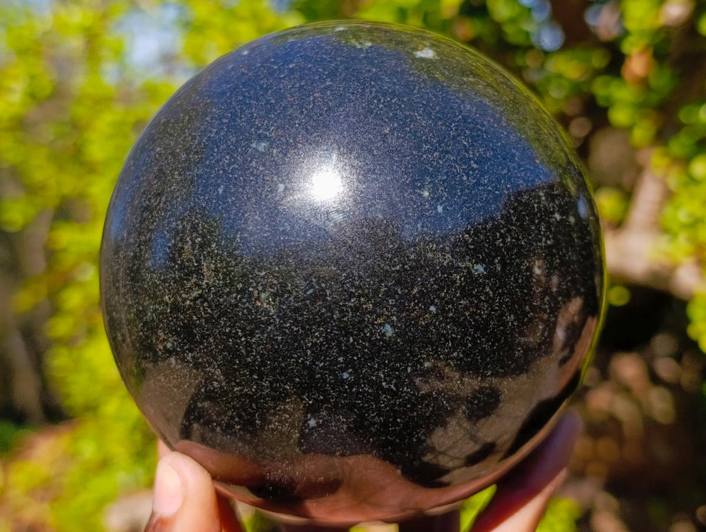 Polished Large Black Marble x 1 From Rustenburg, South Africa - Toprock Gemstones and Minerals 