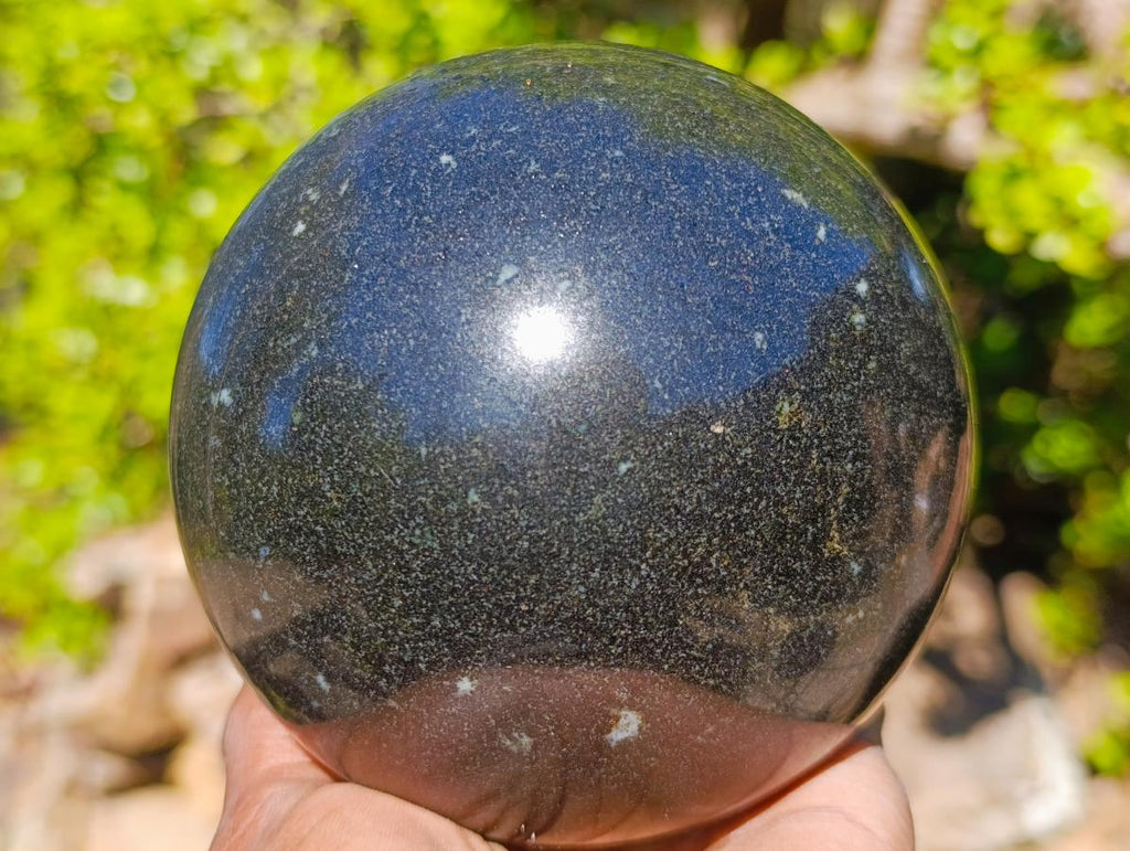 Polished Large Black Marble x 1 From Rustenburg, South Africa - Toprock Gemstones and Minerals 