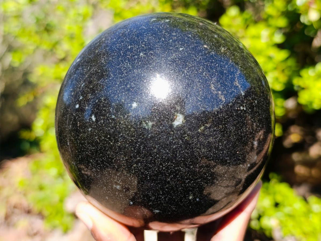 Polished Large Black Marble x 1 From Rustenburg, South Africa - Toprock Gemstones and Minerals 