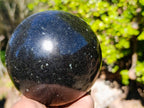 Polished Large Black Marble x 1 From Rustenburg, South Africa - Toprock Gemstones and Minerals 