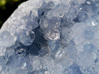 Natural Blue Celestite Geode Specimens x 2 From Sakoany, Madagascar - Toprock Gemstones and Minerals 