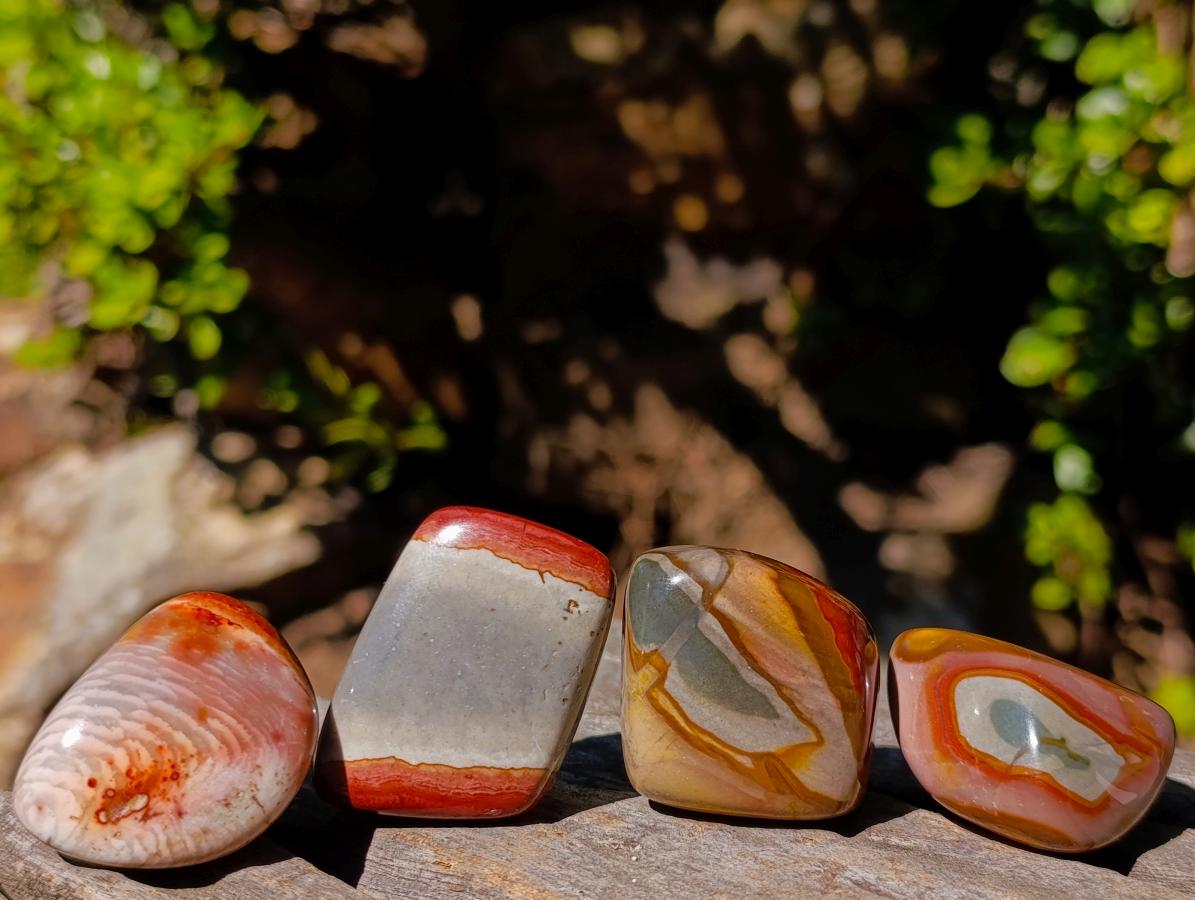 Polished Small Polychrome Jasper Free Forms x 35 From Androka, Madagascar - Toprock Gemstones and Minerals 
