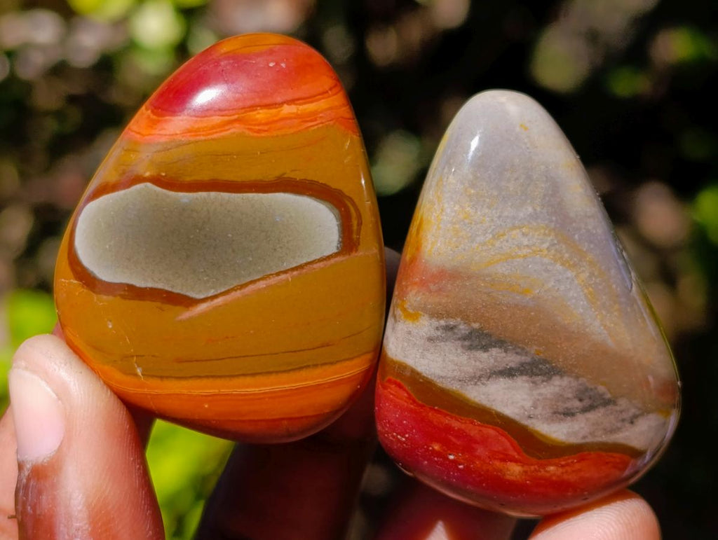 Polished Small Polychrome Jasper Free Forms x 35 From Androka, Madagascar - Toprock Gemstones and Minerals 
