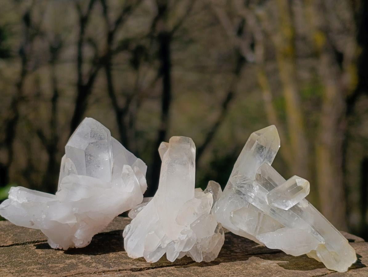 Natural Malagasy Quartz Clusters x 35 From Madagascar - Toprock Gemstones and Minerals 
