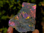 Polished One Side Purple Sunset Flash Labradorite Slices x 24 From Madagascar - Toprock Gemstones and Minerals 