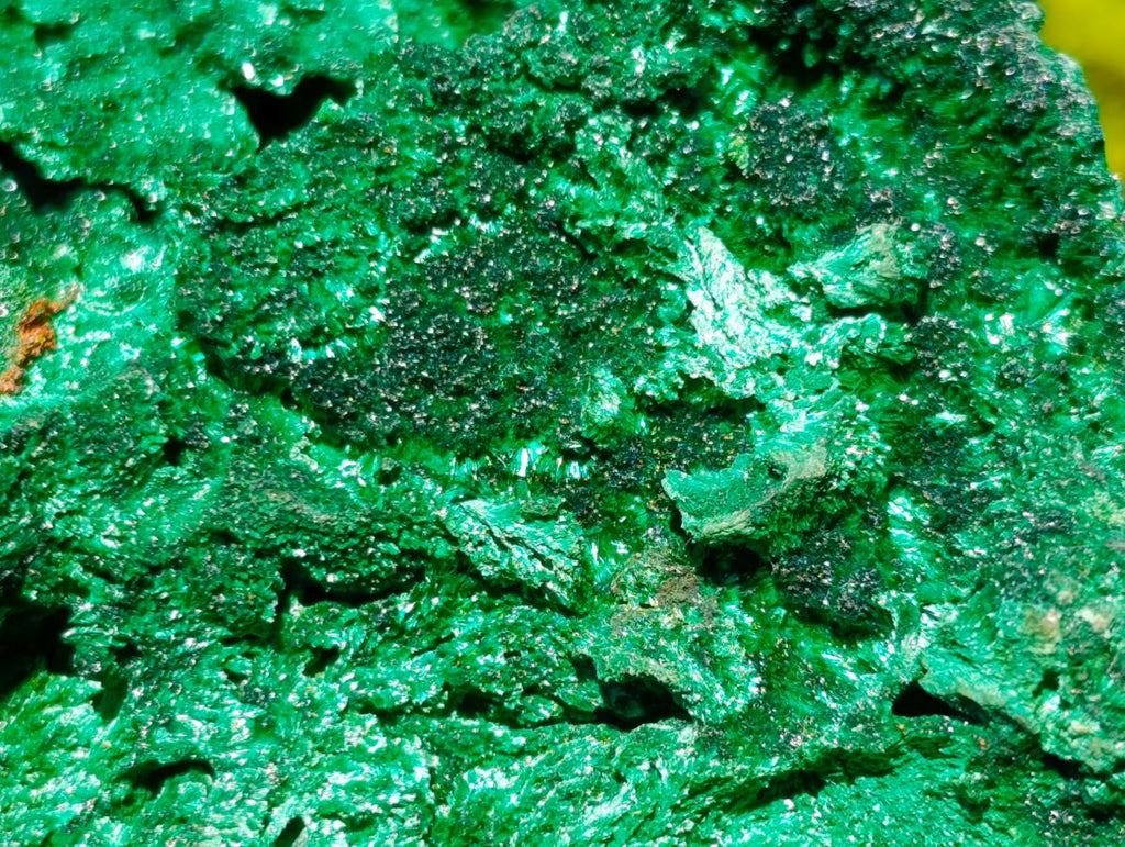Natural Silky Malachite Specimens x 2 From Kasompe, Congo - Toprock Gemstones and Minerals 