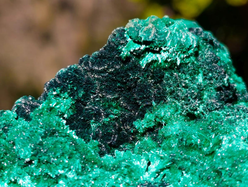 Natural Silky Malachite Specimens x 2 From Kasompe, Congo - Toprock Gemstones and Minerals 